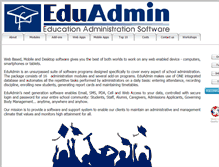 Tablet Screenshot of eduadmin.com